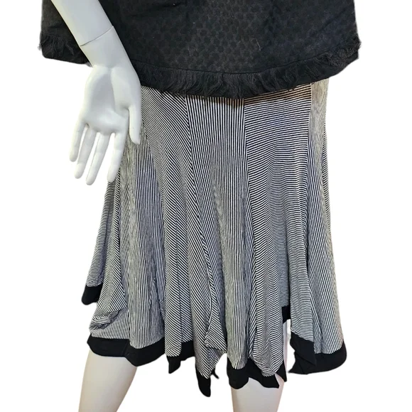 Shirt Passion Italia Handkerchief Skirt Size L NWT